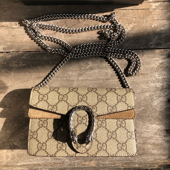 Gucci Handbags - Dionysus GG Supreme super mini Gucci bag
